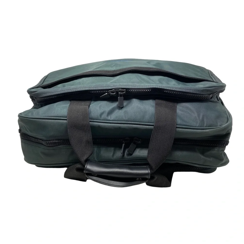 Green Medium Two Handle Duffle Bag. 20”